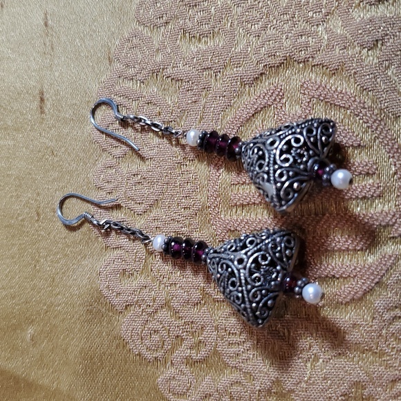 🧿NEW ELEGANT SILVER EARRINGS - Picture 7 of 12